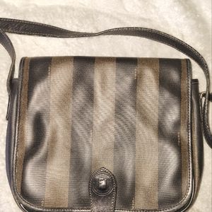 Vintage Penguin Striped FENDI 1980s Handbag Cole